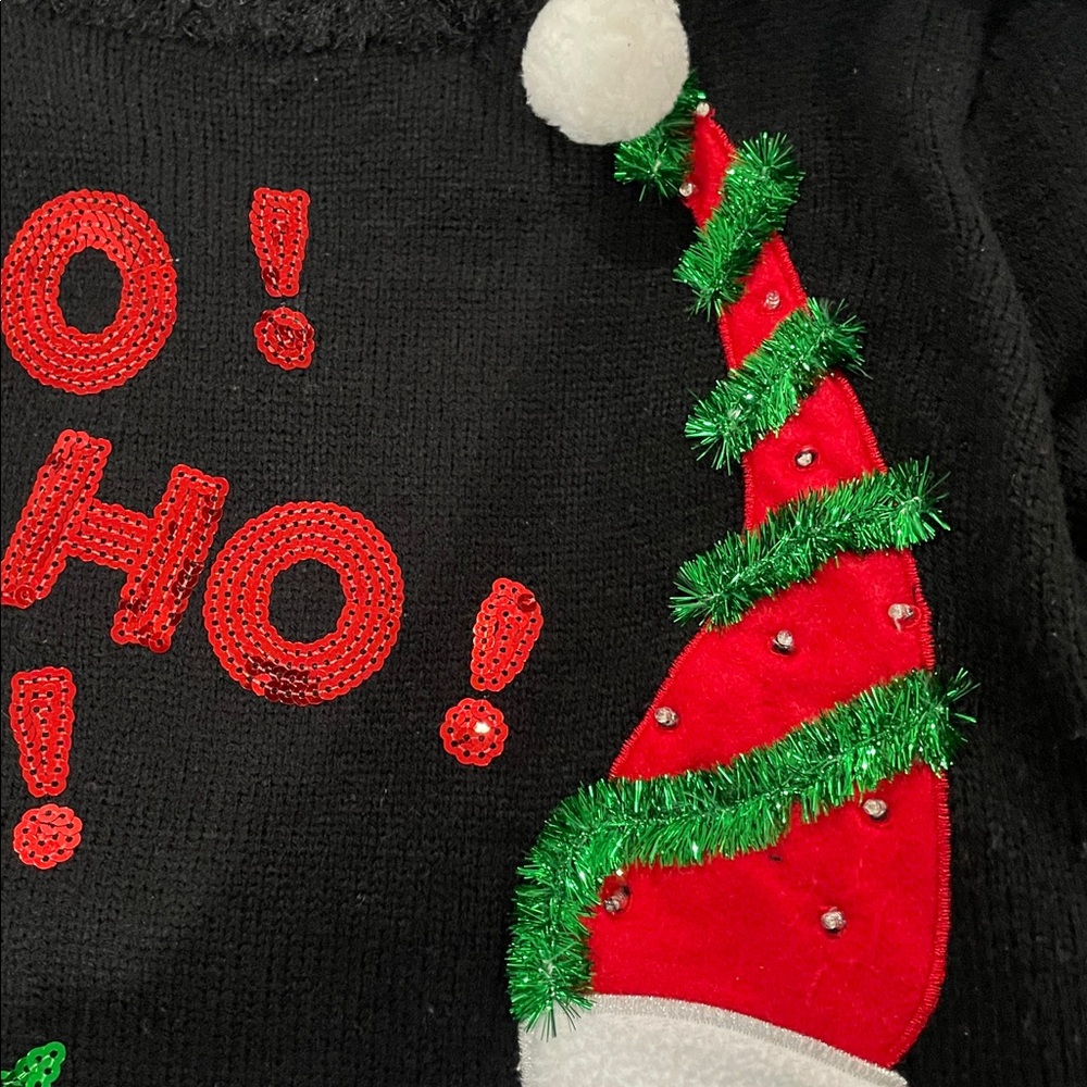 Holiday Time Christmas Sweater and Earrings Bundle - Picture 10 of 11